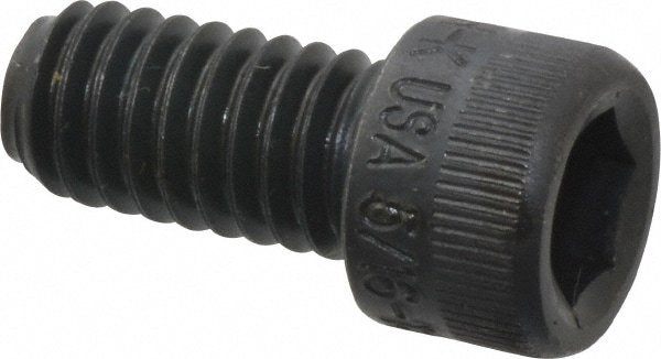 Holo-Krome 72122 Hex Head Cap Screw: 5/16-18 x 5/8", Alloy Steel, Black Oxide Finish Image