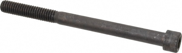 Holo-Krome 86646 Hex Head Cap Screw: 5/16-18 x 4", Alloy Steel, Black Oxide Finish Image