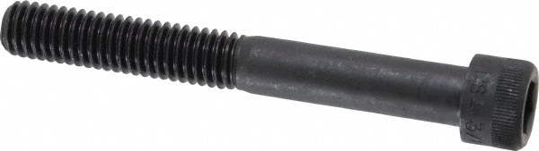 Holo-Krome 72174 Hex Head Cap Screw: 3/8-16 x 3", Alloy Steel, Black Oxide Finish Image