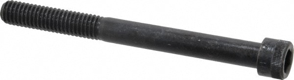 Holo-Krome 72180 Hex Head Cap Screw: 3/8-16 x 4", Alloy Steel, Black Oxide Finish Image