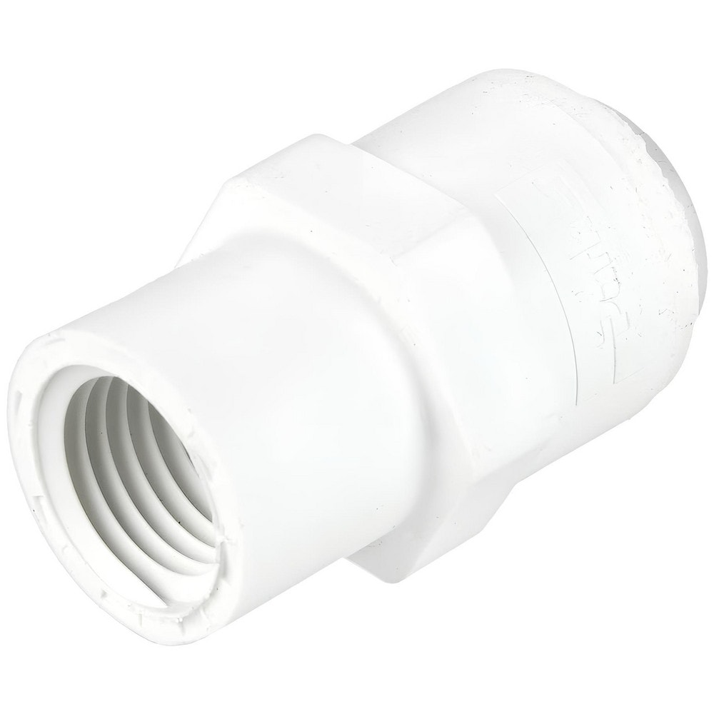 Push-To-Connect Tube to Pipe Tube Fitting: Connector, 3/8" Thread, 3/8" OD