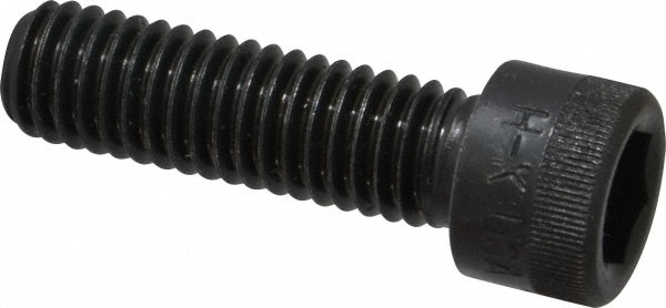 Holo-Krome 72198 Hex Head Cap Screw: 7/16-14 x 1-1/2", Alloy Steel, Black Oxide Finish Image