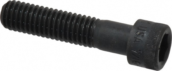 Holo-Krome 72202 Hex Head Cap Screw: 7/16-14 x 2", Alloy Steel, Black Oxide Finish Image