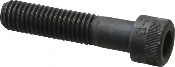 Holo-Krome 72236 Hex Head Cap Screw: 1/2-13 x 2-1/4", Alloy Steel, Black Oxide Finish Image