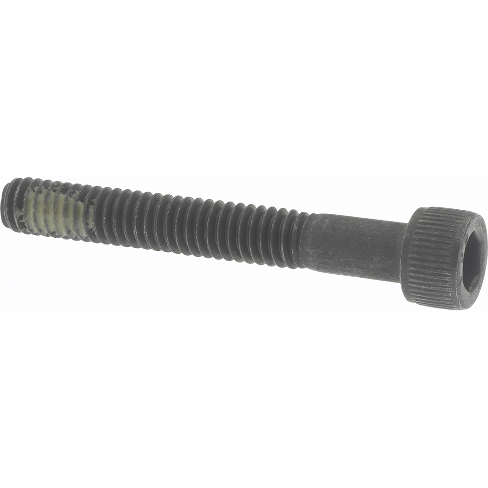 Value Collection 015097PR Hex Head Cap Screw: #8-32 x 1-1/4", Alloy Steel, Black Oxide Finish Image
