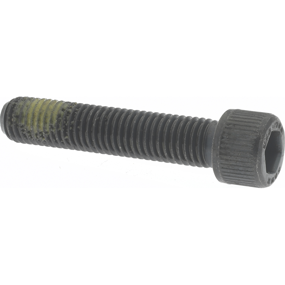 Value Collection 015183PR Hex Head Cap Screw: 1/4-28 x 1-1/4", Alloy Steel, Black Oxide Finish Image