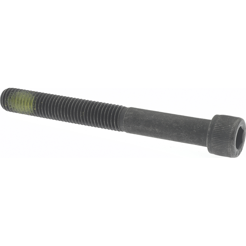 Value Collection 015191PR Hex Head Cap Screw: 1/4-28 x 2-1/4", Alloy Steel, Black Oxide Finish Image