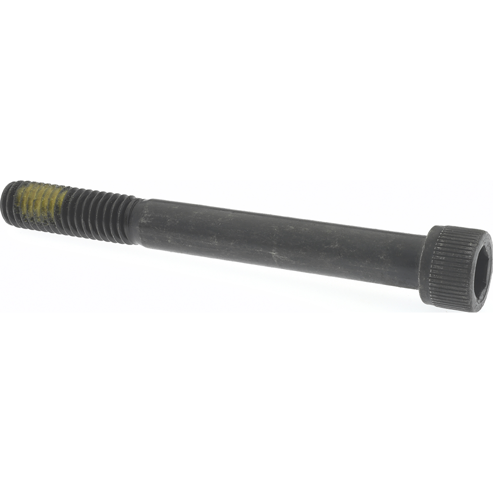 Value Collection 015337PR Hex Head Cap Screw: 7/16-14 x 4", Alloy Steel, Black Oxide Finish Image