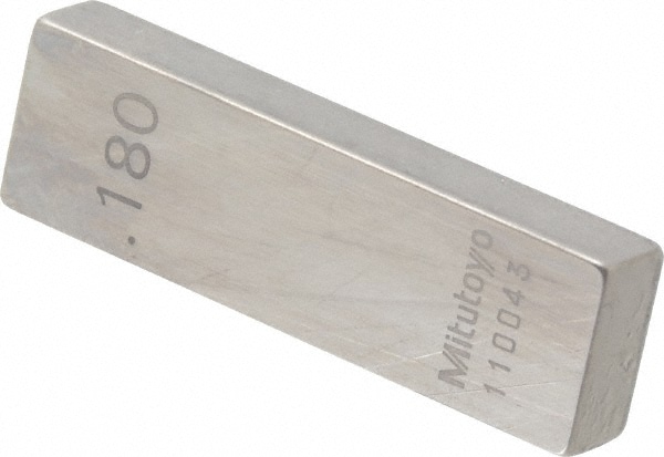 Rectangle Steel Gage Block: 0.18", Grade 0