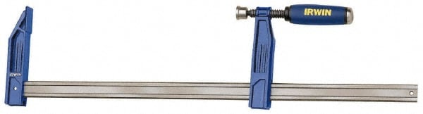 Irwin 223218 Bar Clamp: 18" Capacity, 4-7/8" Throat Depth, 1,150 lb Clamp Pressure, 18" OAL Image