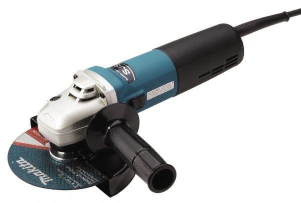 Makita 9566CV Corded Angle Grinder: 6" Wheel Dia, 4,000 to 9,000 RPM, 5/8-11 Spindle 