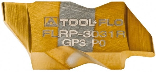 Tool-Flo 593831RJ5R Grooving Insert: FLRP3031 GP3, Solid Carbide 