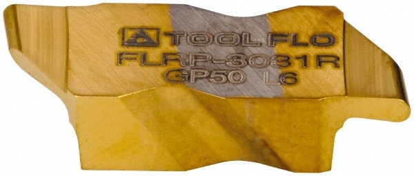 Tool-Flo 593831RN4C Grooving Insert: FLRP3031 GP50, Solid Carbide Image