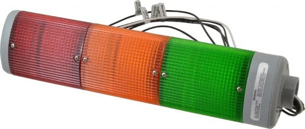Edwards Signaling 102SIN-RGA-N5 Incandescent Lamp, Amber, Green, Red, Steady, Preassembled Stackable Tower Light Module Unit 
