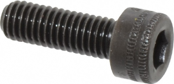 Holo-Krome 76118 Hex Head Cap Screw: M5 x 0.80 x 15 mm, Grade 12.9 Alloy Steel, Black Oxide Finish Image