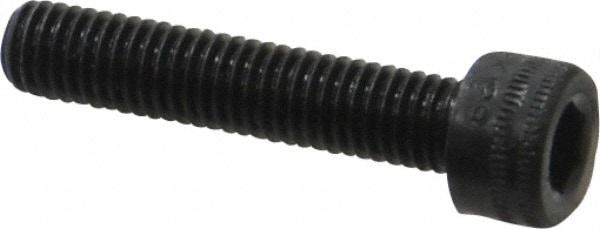 Holo-Krome 76128 Hex Head Cap Screw: M5 x 0.80 x 25 mm, Grade 12.9 Alloy Steel, Black Oxide Finish Image