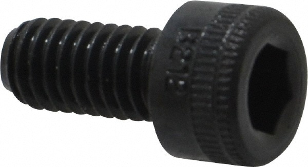 Holo-Krome 76160 Hex Head Cap Screw: M6 x 1.00 x 12 mm, Grade 12.9 Alloy Steel, Black Oxide Finish Image