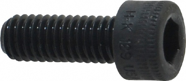 Holo-Krome 76168 Hex Head Cap Screw: M6 x 1.00 x 16 mm, Grade 12.9 Alloy Steel, Black Oxide Finish Image