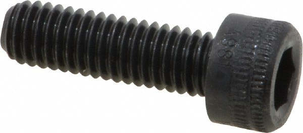 Holo-Krome 76172 Hex Head Cap Screw: M6 x 1.00 x 20 mm, Grade 12.9 Alloy Steel, Black Oxide Finish Image