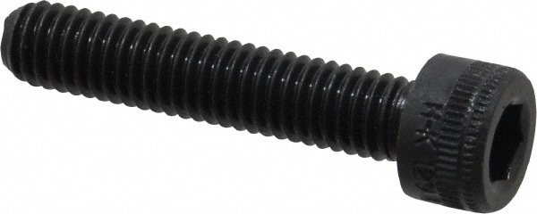 Holo-Krome 76180 Hex Head Cap Screw: M6 x 1.00 x 30 mm, Grade 12.9 Alloy Steel, Black Oxide Finish Image