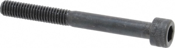 Holo-Krome 76200 Hex Head Cap Screw: M6 x 1.00 x 55 mm, Grade 12.9 Alloy Steel, Black Oxide Finish Image