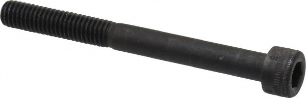 Holo-Krome 76204 Hex Head Cap Screw: M6 x 1.00 x 60 mm, Grade 12.9 Alloy Steel, Black Oxide Finish Image