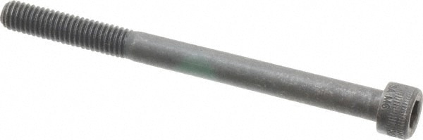 Holo-Krome 76216 Hex Head Cap Screw: M6 x 1.00 x 75 mm, Grade 12.9 Alloy Steel, Black Oxide Finish Image