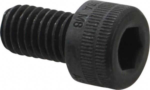 Holo-Krome 76228 Hex Head Cap Screw: M8 x 1.25 x 14 mm, Grade 12.9 Alloy Steel, Black Oxide Finish Image