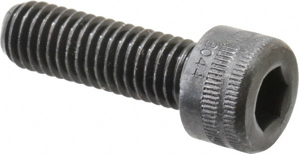 Holo-Krome 76240 Hex Head Cap Screw: M8 x 1.25 x 25 mm, Grade 12.9 Alloy Steel, Black Oxide Finish Image