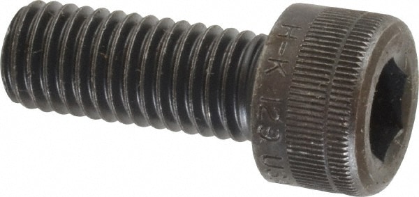 Holo-Krome 76300 Hex Head Cap Screw: M10 x 1.50 x 25 mm, Grade 12.9 Alloy Steel, Black Oxide Finish Image