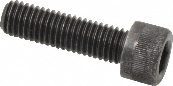 Hex Socket Cap Screw: M10x1.5, 35.00 mm Length Under Head, 12.9 Alloy Steel, Black Oxide Finish - Fully Threaded, ANSI B1.13M, DIN 912, ISO 4762 & ISO 898-1