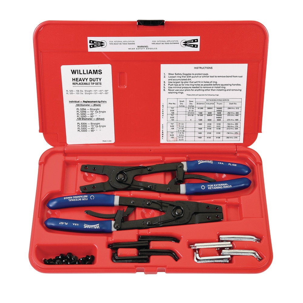 Proto - 18 Piece, Retaining Ring Pliers Set | MSC Direct