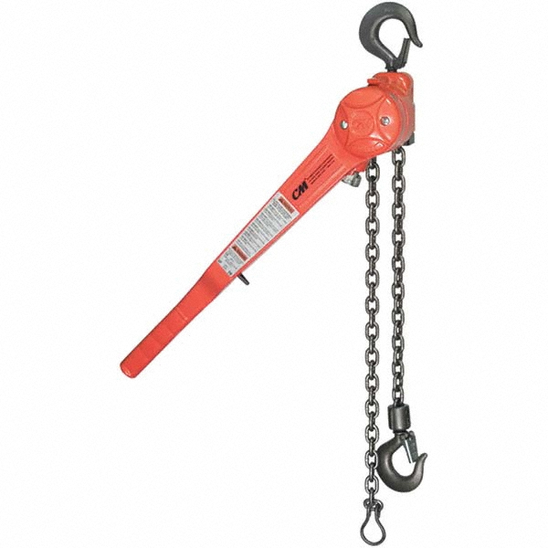 CM Manual Lever Hoist 3,000 lb Working Load Limit MSC Direct