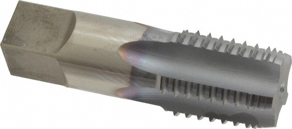 Hertel R127735C-S 3/4-14 NPT, 5 Flutes, TiCN Coated, High Speed Steel, Interrupted Thread Pipe Tap Image