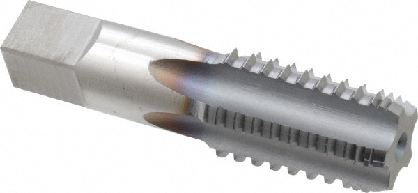 Hertel R127620C-S 1/2-14 NPTF, 5 Flutes, TiCN Coated, High Speed Steel, Interrupted Thread Pipe Tap Image