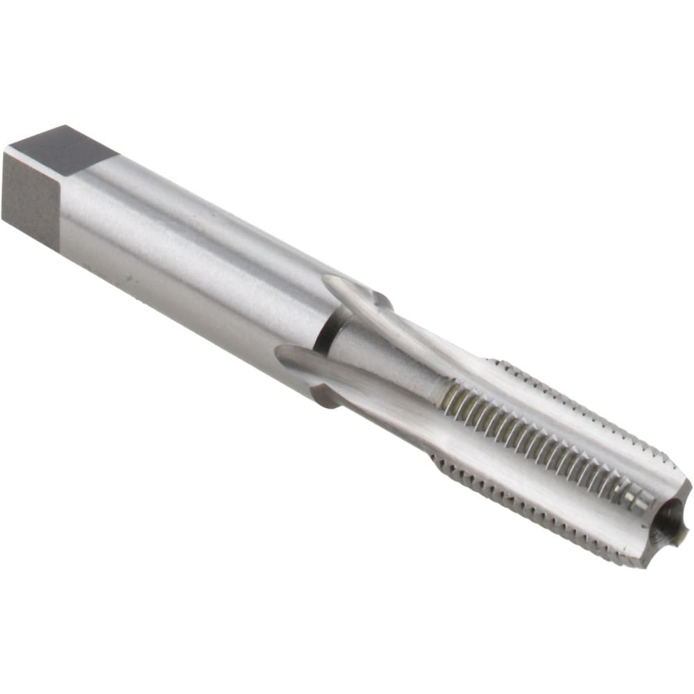 Extension Pipe Tap: 1/4-18 NPT, 4 Flutes, Plug Chamfer, High Speed Steel