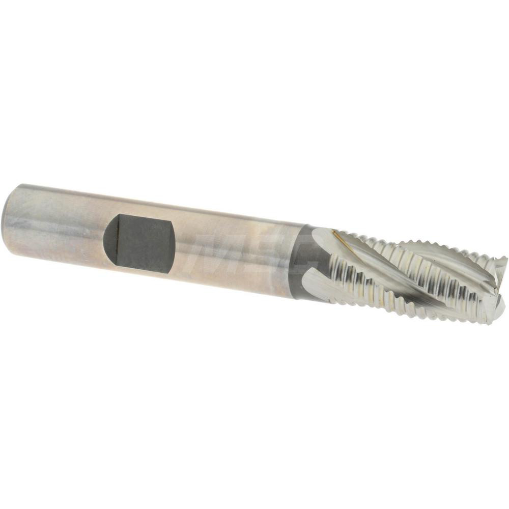Accupro 33057 Corner Chamfer End Mill: 0.375" Dia, 0.75" LOC, 4 Flute, Powdered Metal Image