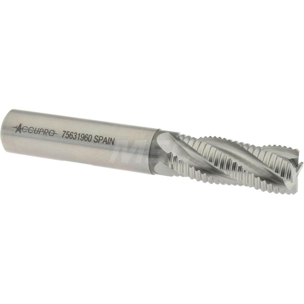 Accupro 33059 Corner Chamfer End Mill: 0.5" Dia, 1.25" LOC, 4 Flute, Powdered Metal Image