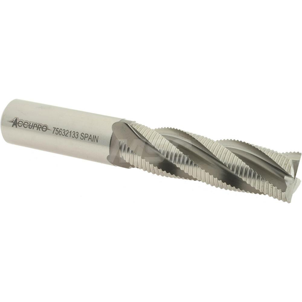 Accupro 35376 Corner Chamfer End Mill: 0.75" Dia, 2" LOC, 4 Flute, Powdered Metal Image