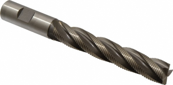 Accupro 35378 Corner Chamfer End Mill: 0.75" Dia, 4.125" LOC, 4 Flute, Powdered Metal Image