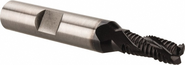 Accupro 33066 Corner Chamfer End Mill: 0.25" Dia, 0.625" LOC, 3 Flute, Powdered Metal Image