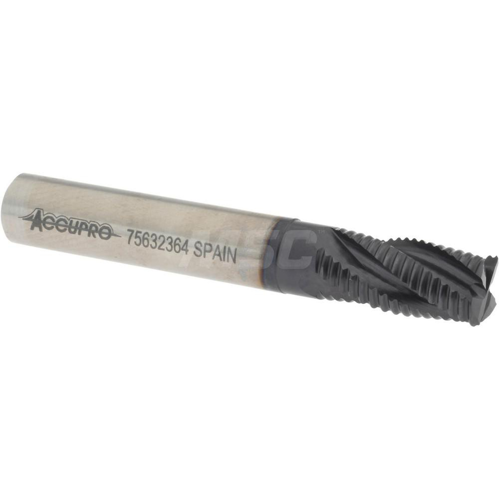 Accupro 33079 Corner Chamfer End Mill: 0.375" Dia, 0.75" LOC, 4 Flute, Powdered Metal Image