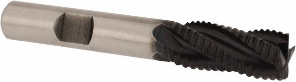 Accupro 33080 Corner Chamfer End Mill: 0.4375" Dia, 1" LOC, 4 Flute, Powdered Metal Image