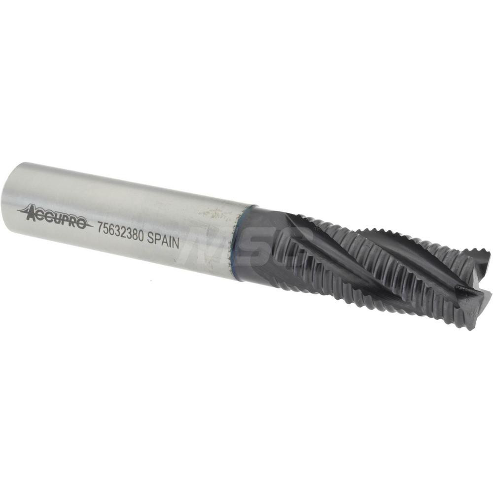 Accupro 33081 Corner Chamfer End Mill: 0.5" Dia, 1.25" LOC, 4 Flute, Powdered Metal Image