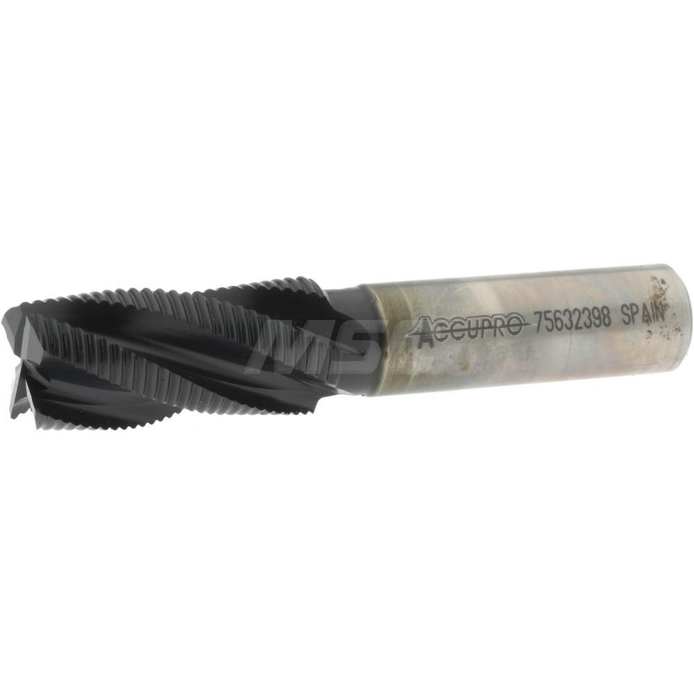 Accupro 33083 Corner Chamfer End Mill: 0.75" Dia, 1.625" LOC, 4 Flute, Powdered Metal Image