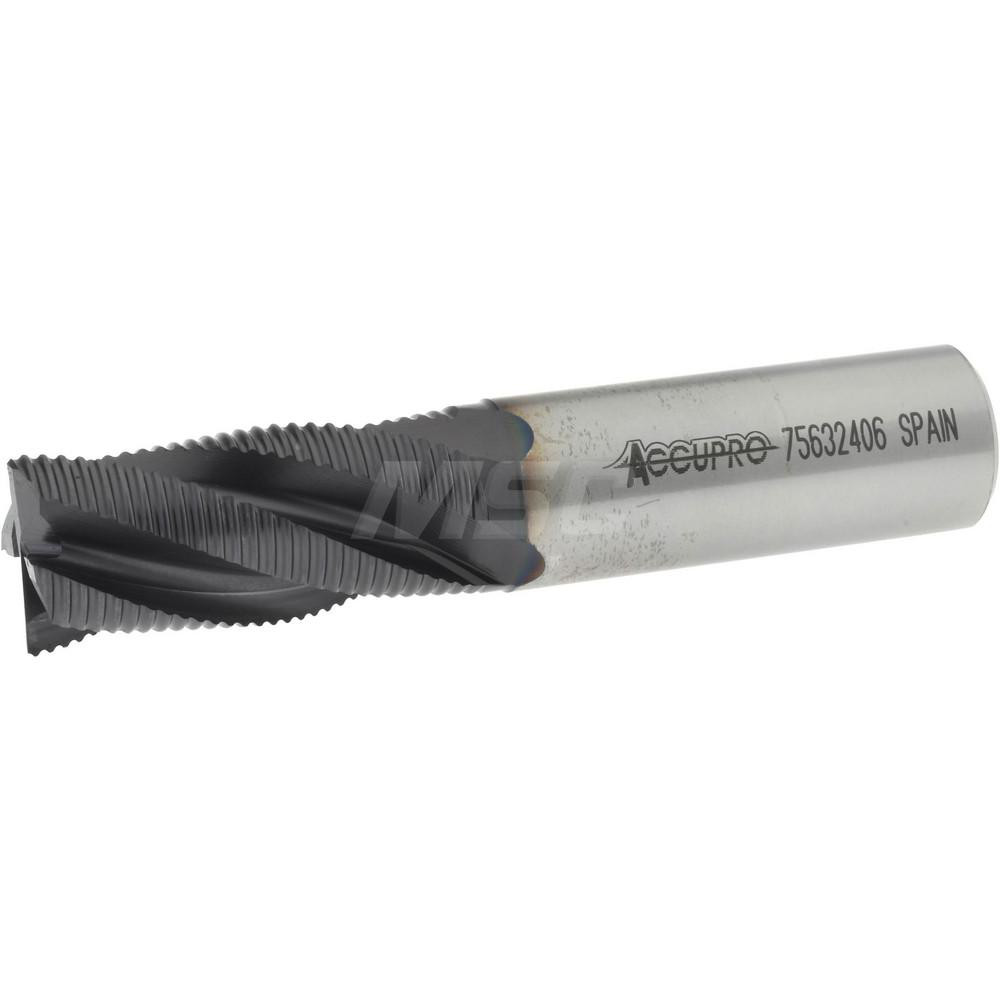Accupro 33084 Corner Chamfer End Mill: 0.75" Dia, 1.625" LOC, 4 Flute, Powdered Metal Image