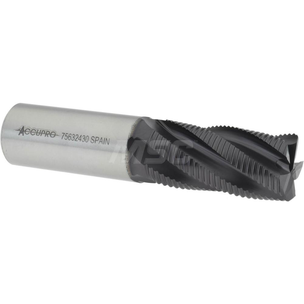Accupro 33087 Corner Chamfer End Mill: 1" Dia, 2" LOC, 5 Flute, Powdered Metal Image