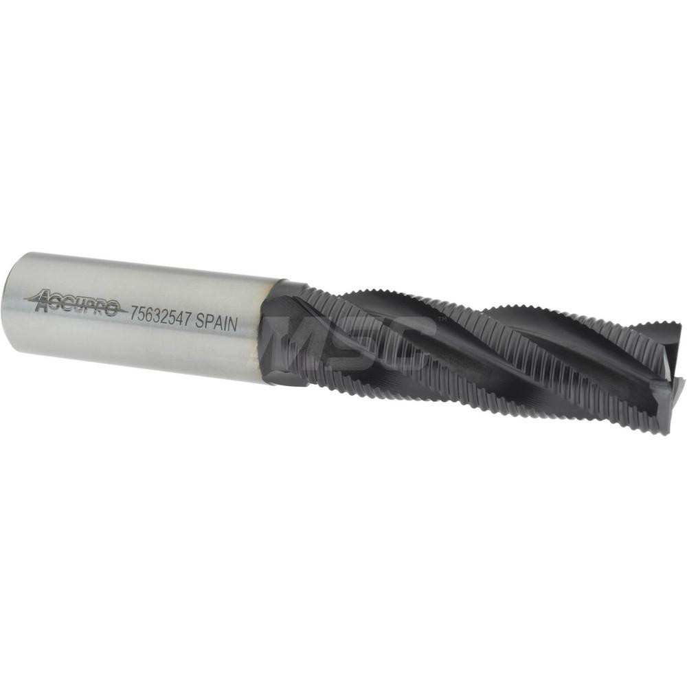 Accupro 35408 Corner Chamfer End Mill: 0.75" Dia, 2.5" LOC, 4 Flute, Powdered Metal Image