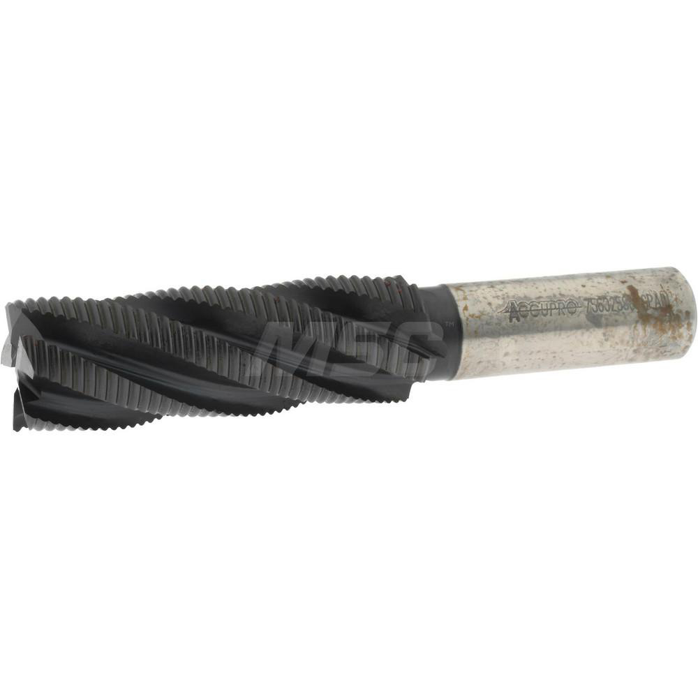 Accupro 35412 Corner Chamfer End Mill: 1" Dia, 3" LOC, 5 Flute, Powdered Metal Image