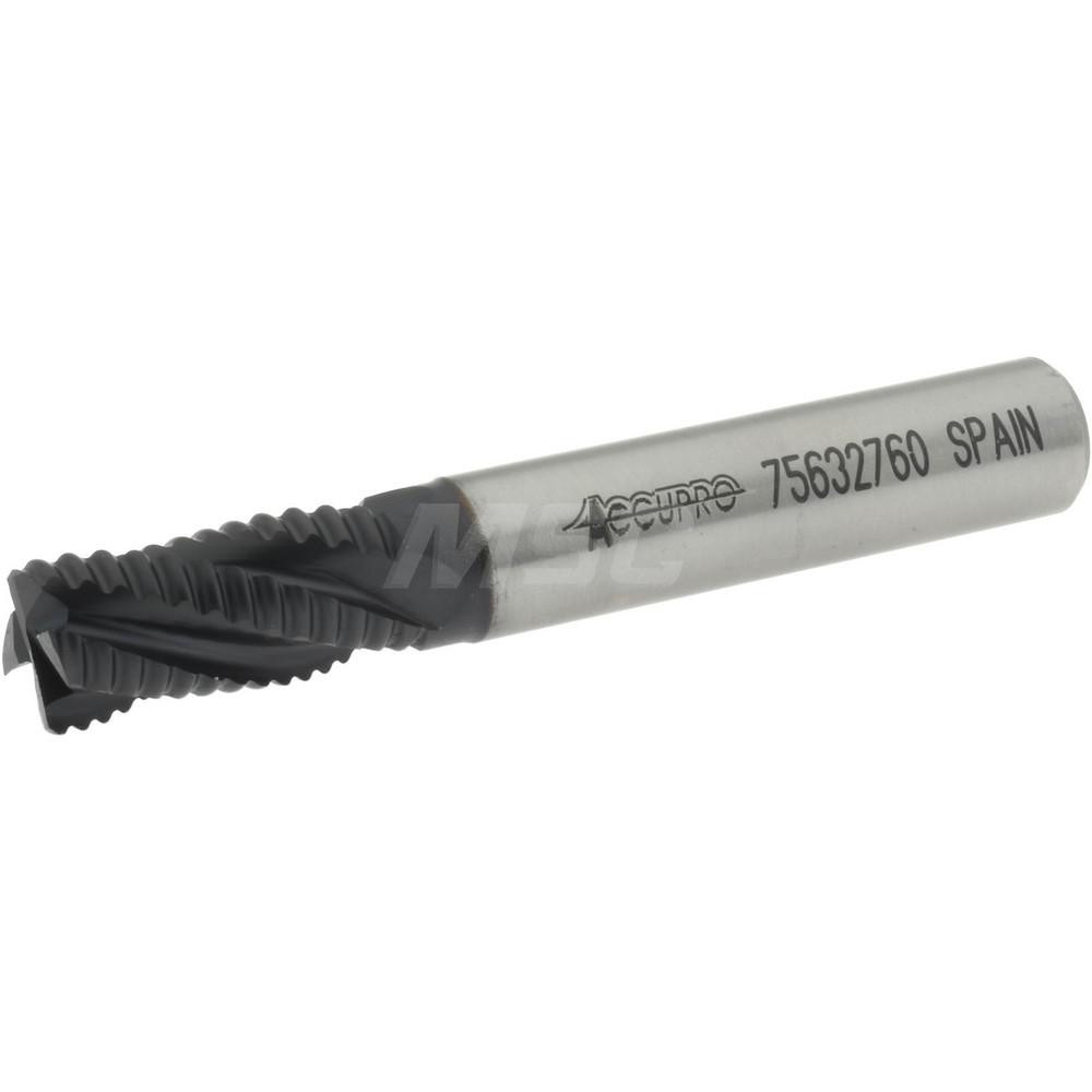 Accupro 35301 Corner Chamfer End Mill: 0.375" Dia, 0.75" LOC, 4 Flute, Powdered Metal Image